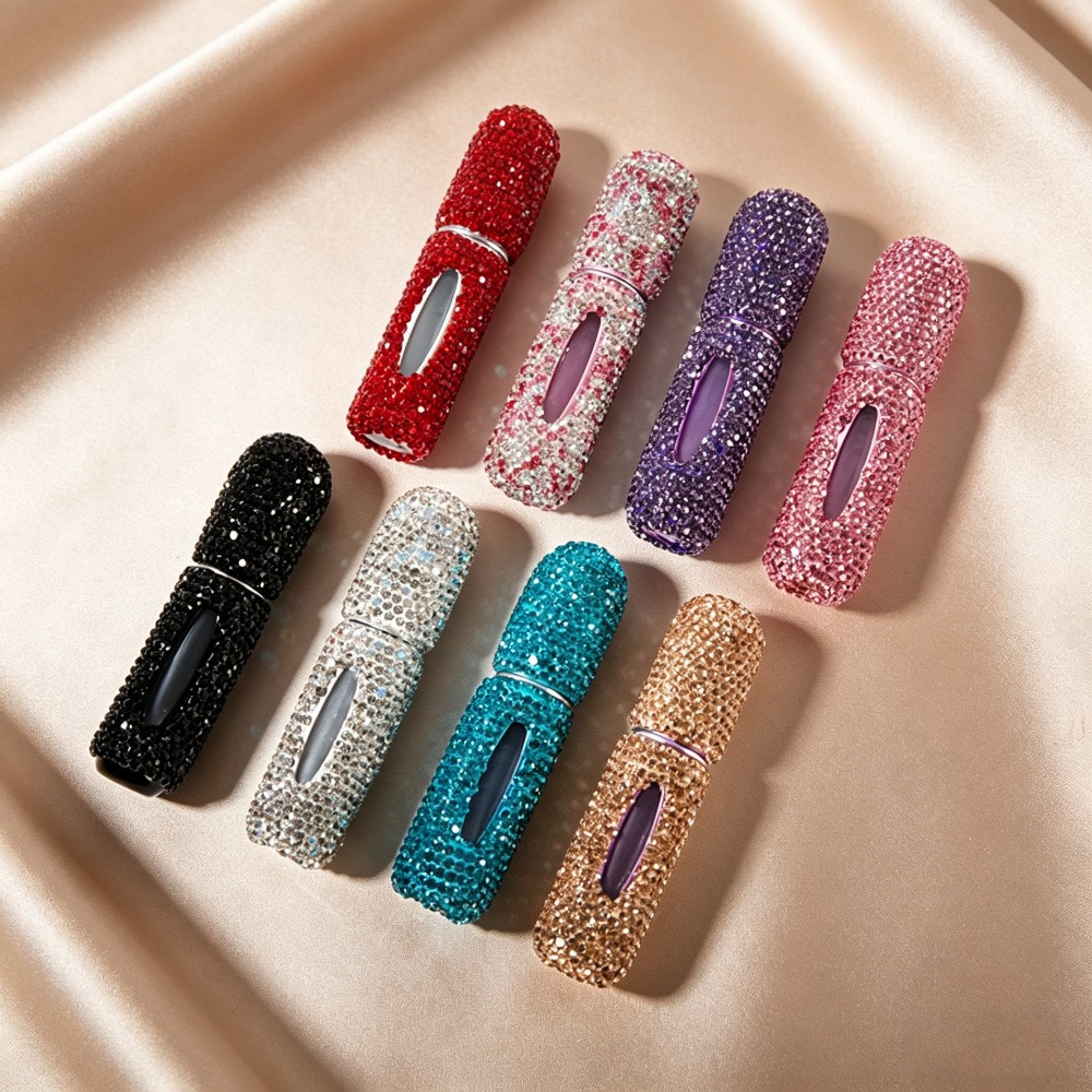 Misting Bottle Fine - New 5ML Rhinestone Perfume Bottle Atomizer