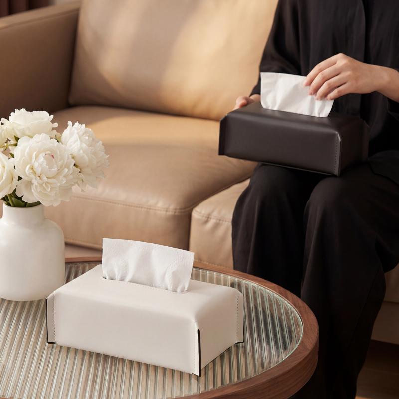 [C] Luxury Tissue Box Leather  - Agar Tissue Culture incelemesi ve fiyatı