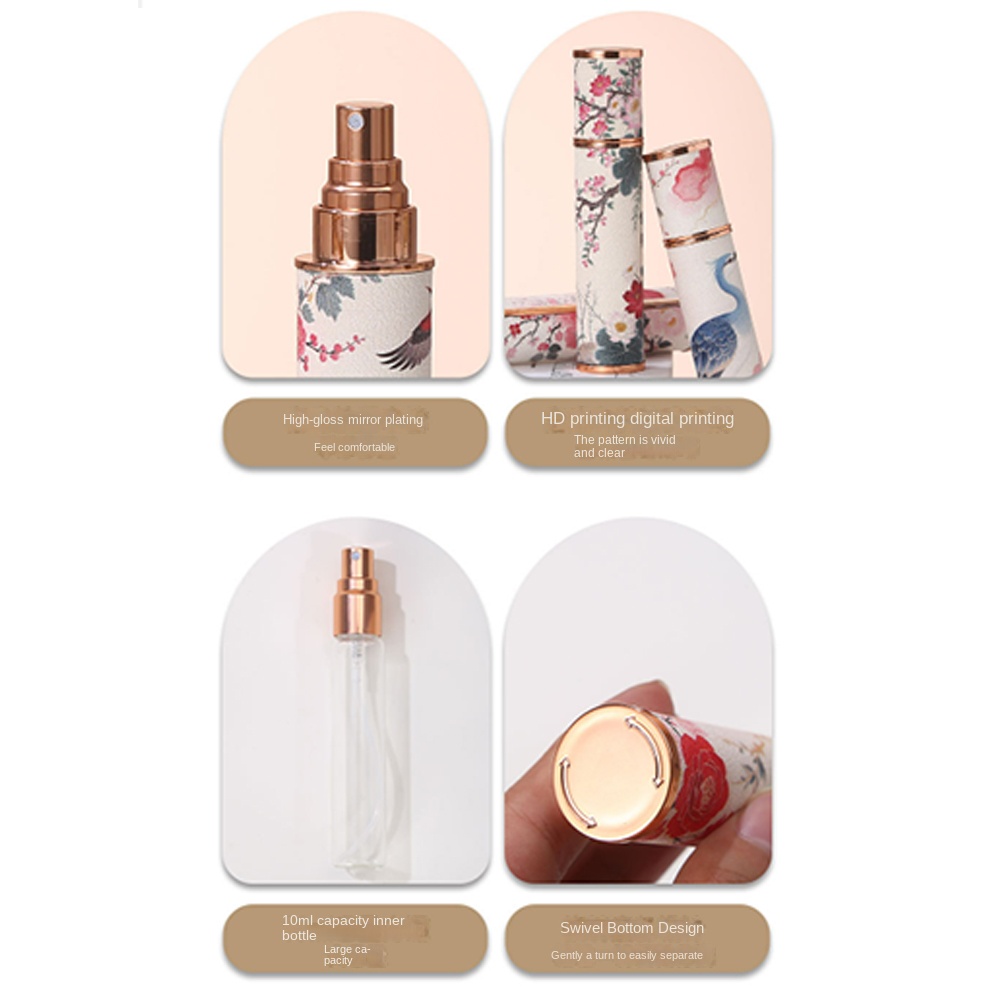 Portable PU Leather Perfume Bo - Misting Bottle Fine incelemesi ve fiyatı