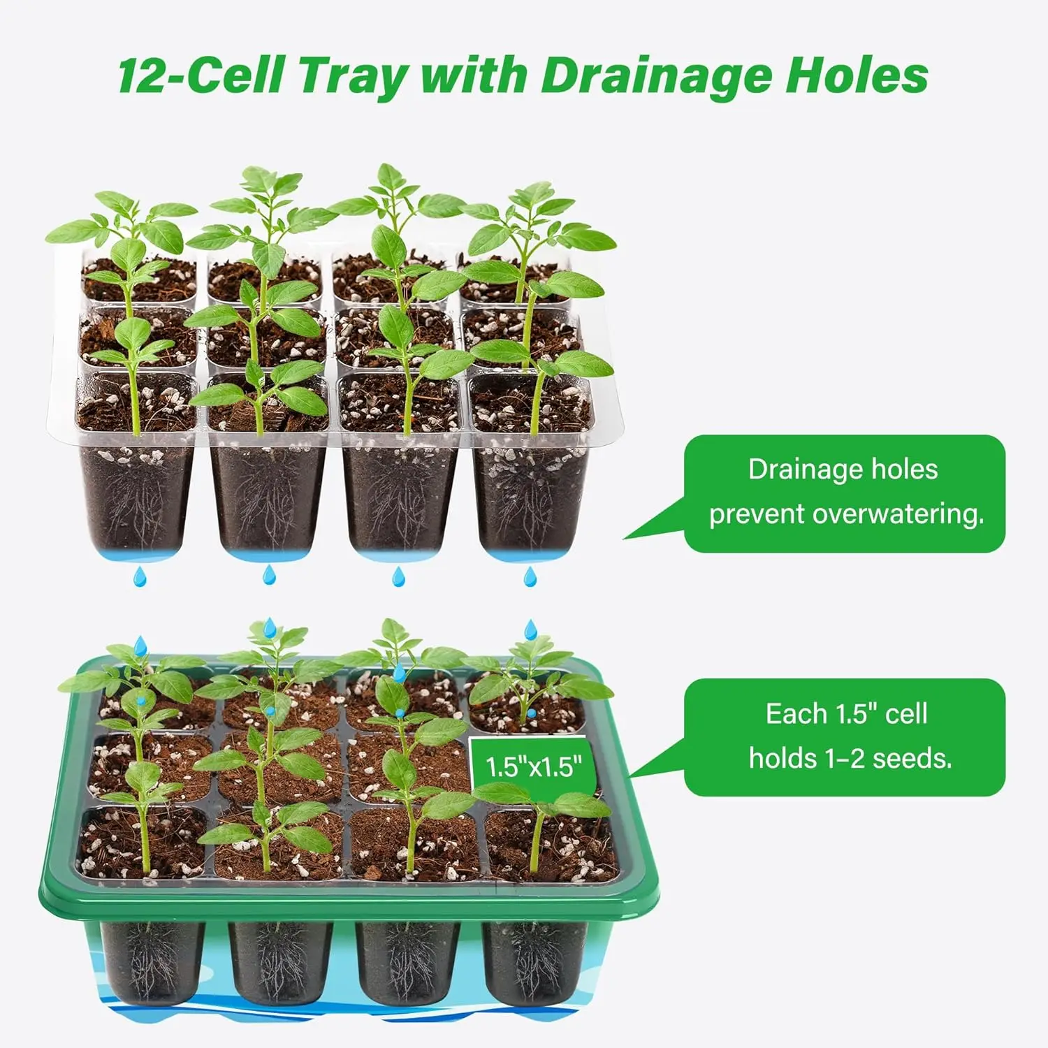 6/12 Grids Growing Starting Nu - Humidity Dome Kit incelemesi ve fiyatı