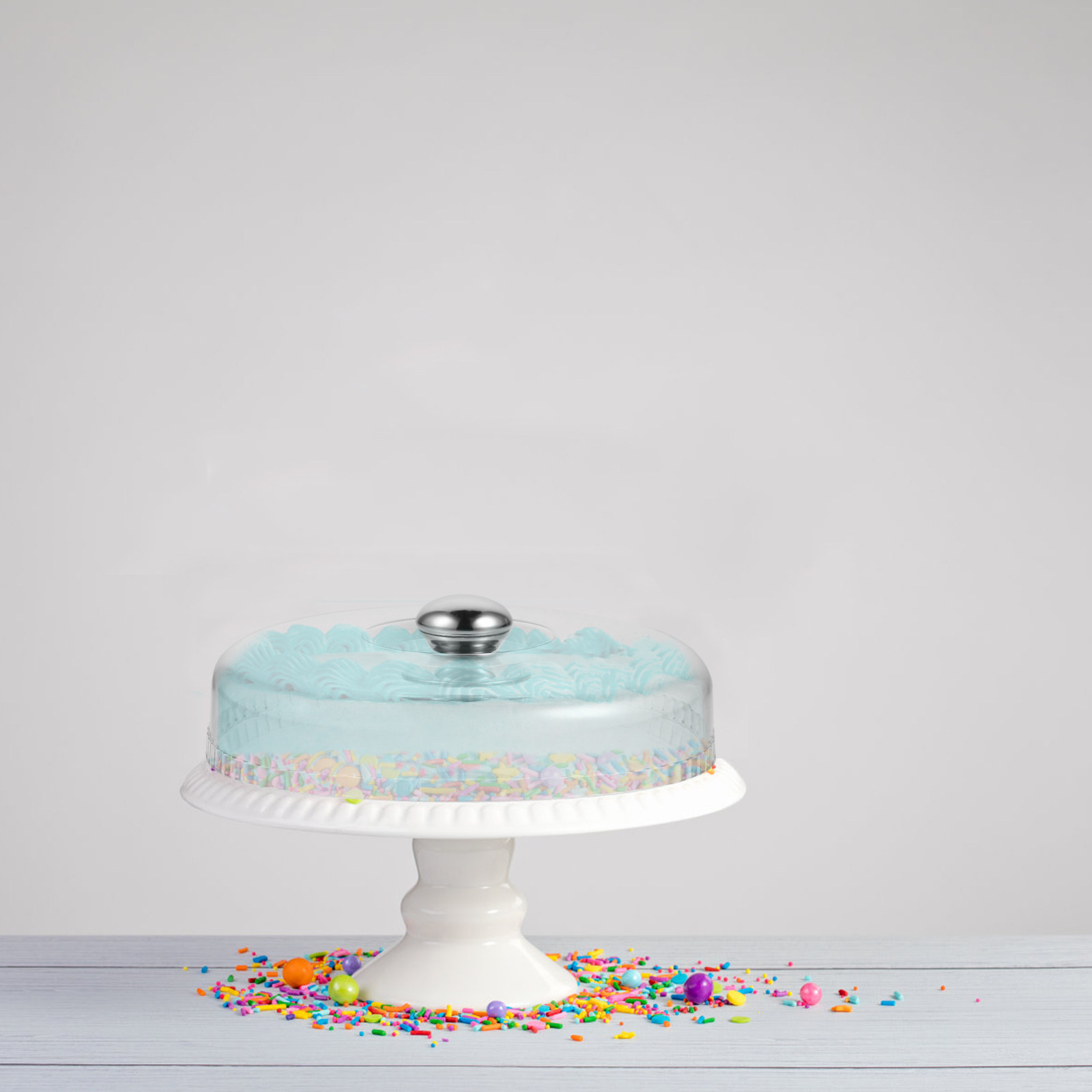 1Pcs Clear Food Cover Cake Dom - Plastic Dome Clear incelemesi ve fiyatı
