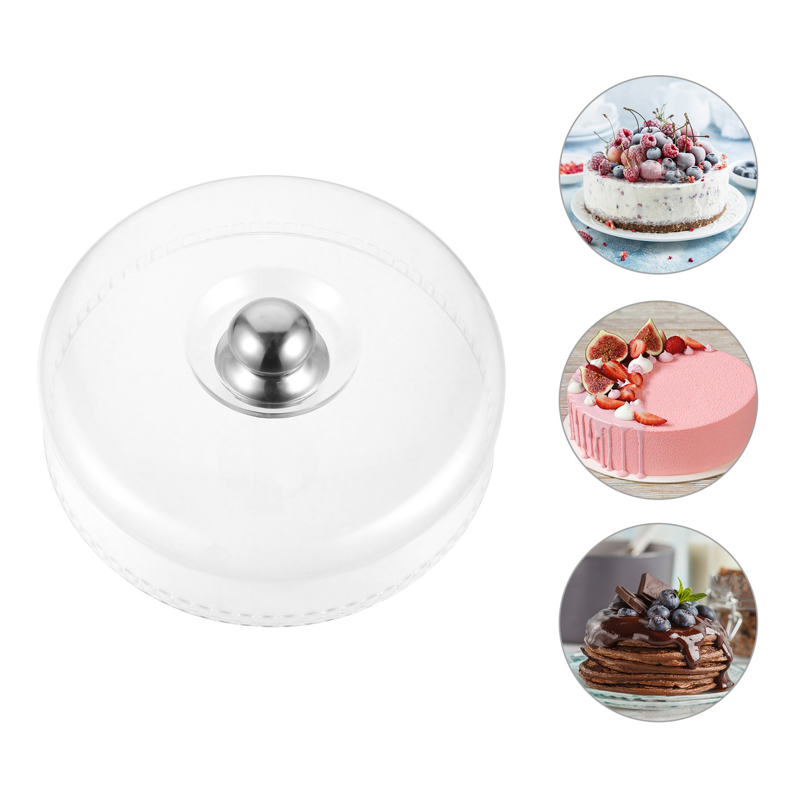 1Pcs Clear Food Cover Cake Dom - Plastic Dome Clear incelemesi ve fiyatı