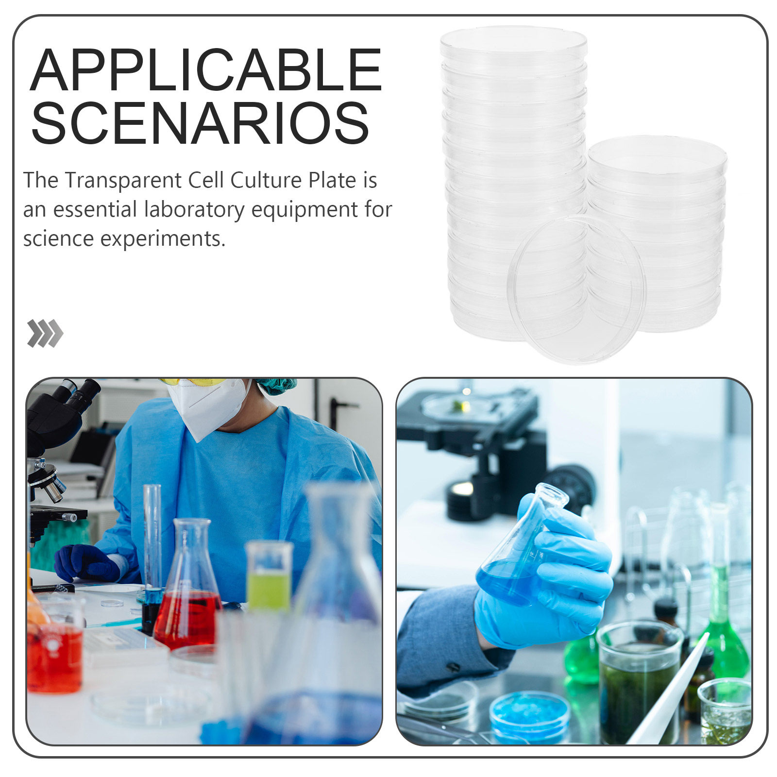 20Pcs High Precision Petri Dis - Agar Tissue Culture incelemesi ve fiyatı
