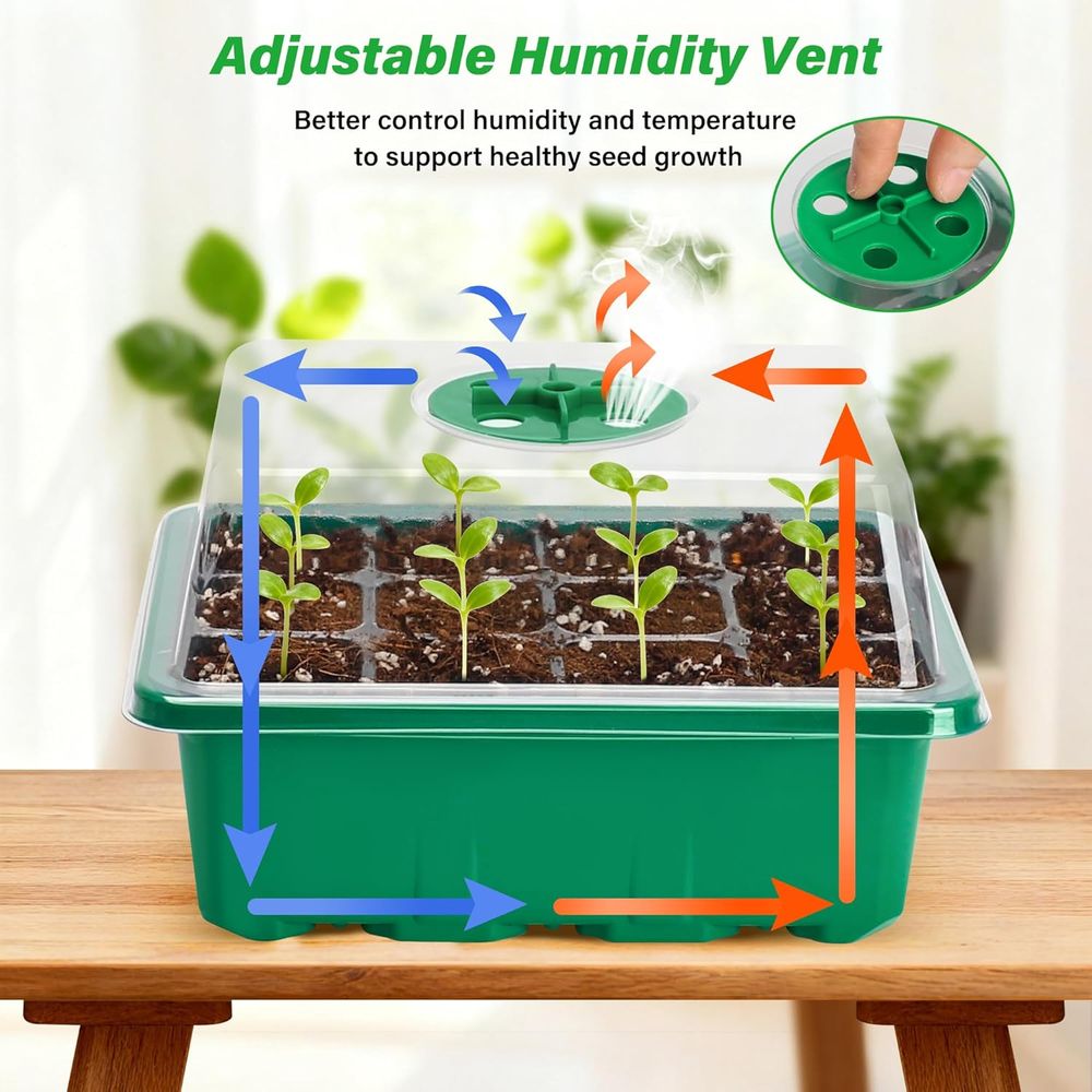 5-Pack Seed Starter Trays, See - Humidity Dome Kit incelemesi ve fiyatı