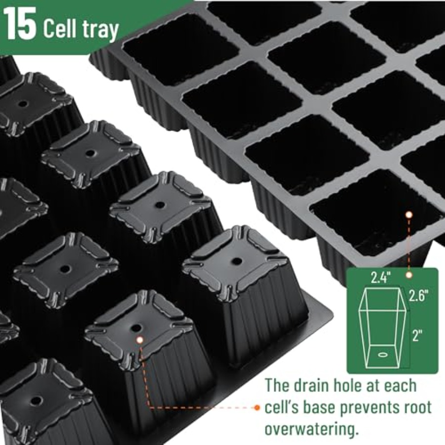 5-Set Seed Starter Tray Kits D - Humidity Dome Kit incelemesi ve fiyatı